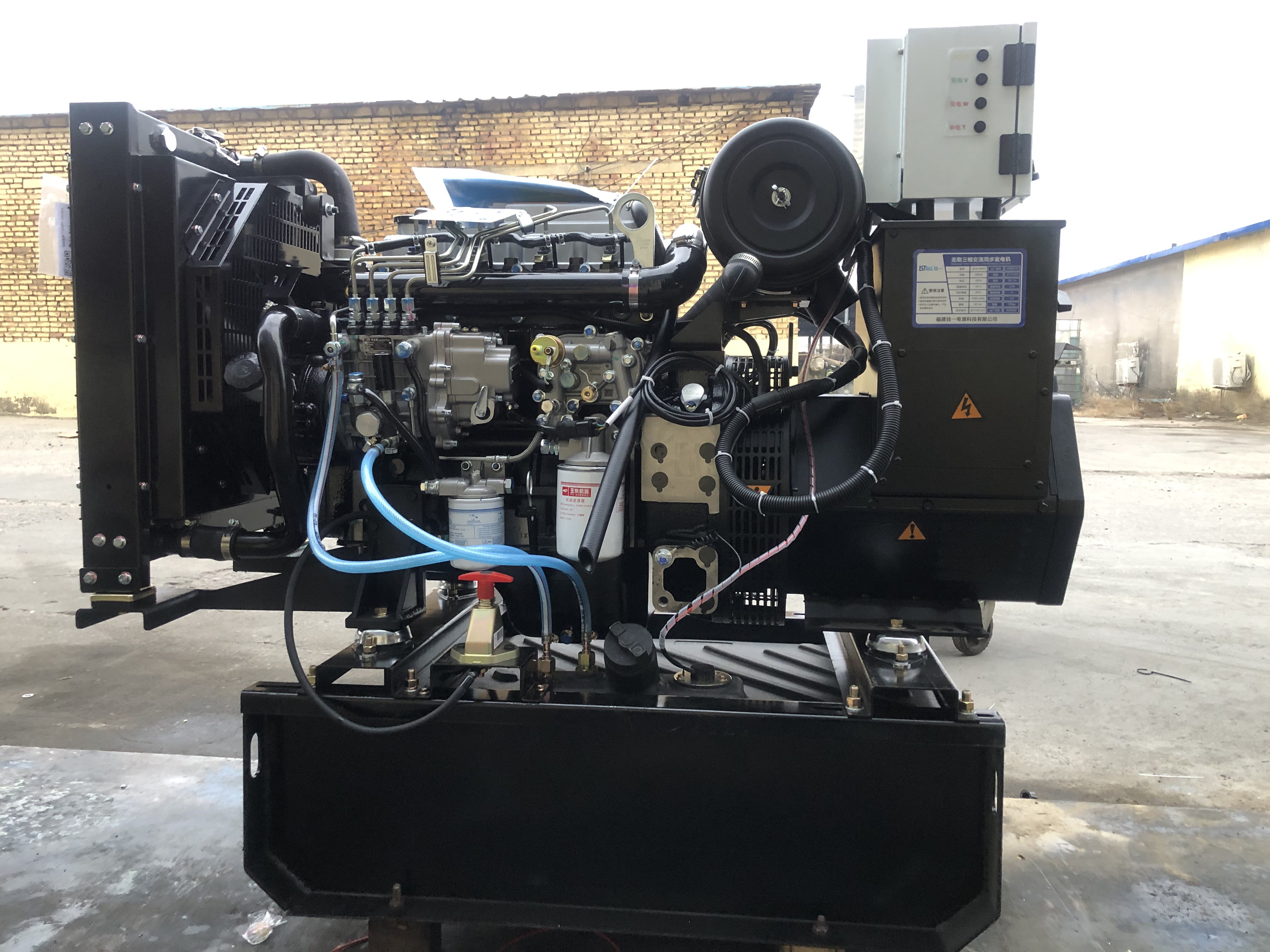 玉柴30KW无人机充电发电机组/铨一电机