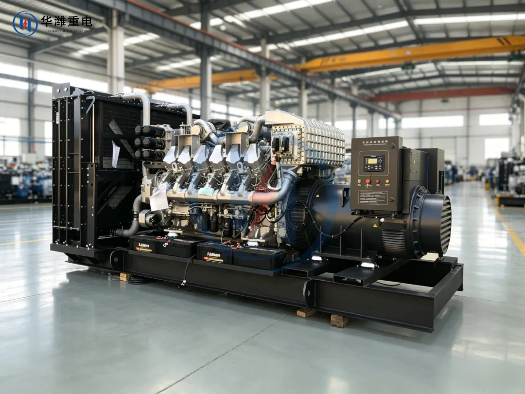 「华潍重电·出品」上柴1250kW柴油发电机组（12KTA58-G35）硬核动力，可靠之选