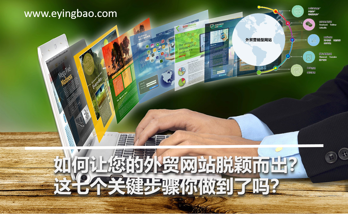 如何让您的外贸网站脱颖而出？这七个关键步骤你做到了吗？