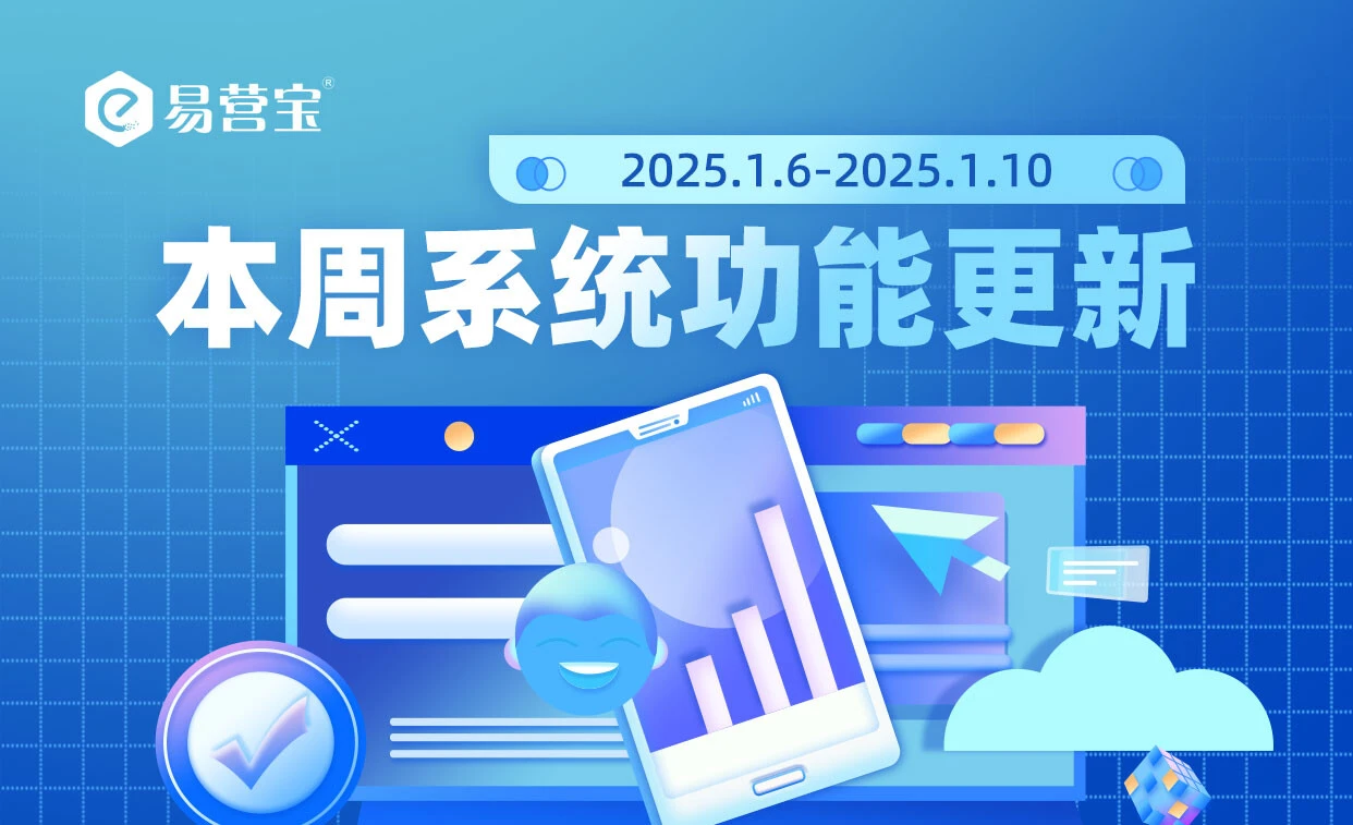 易营宝SaaS智能建站营销系统五大新功能，助你轻松提升网站效率与转化率！