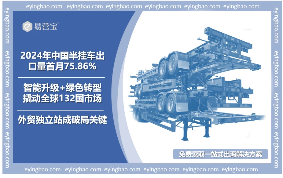 中国半挂车出口激增75%背后：智能升级如何撬动132国市场？