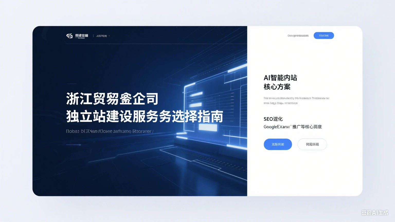 浙江独立站建设：外贸企业如何选择靠谱服务商？
