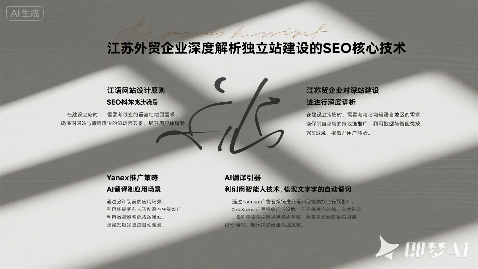 江苏独立站建设：外贸企业必知的SEO优化技术！