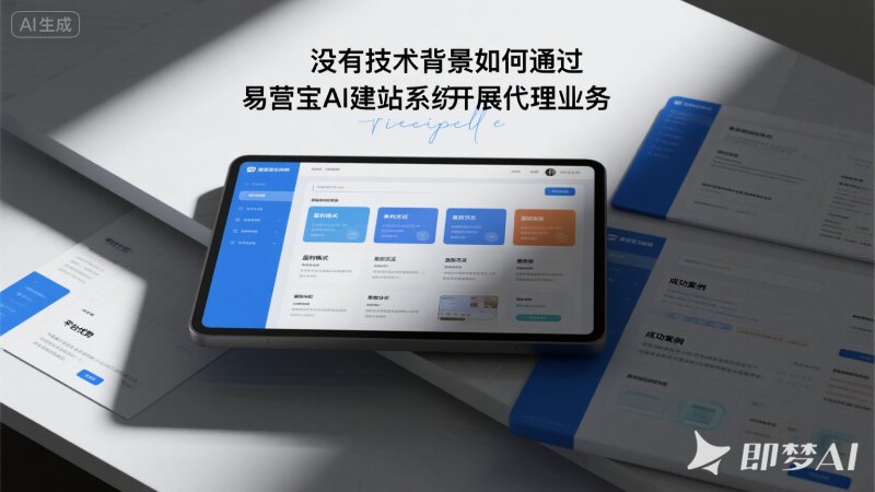 没有技术背景也能做建站代理？揭秘零门槛创业机会