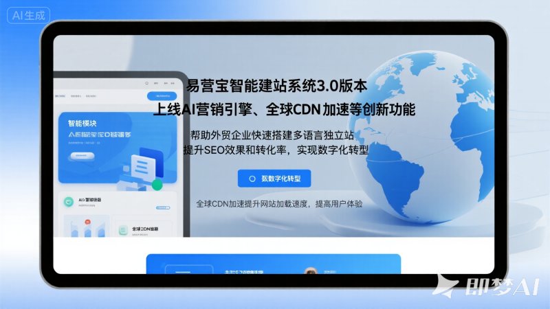 易营宝智能建站新功能上线，助力企业数字化转型