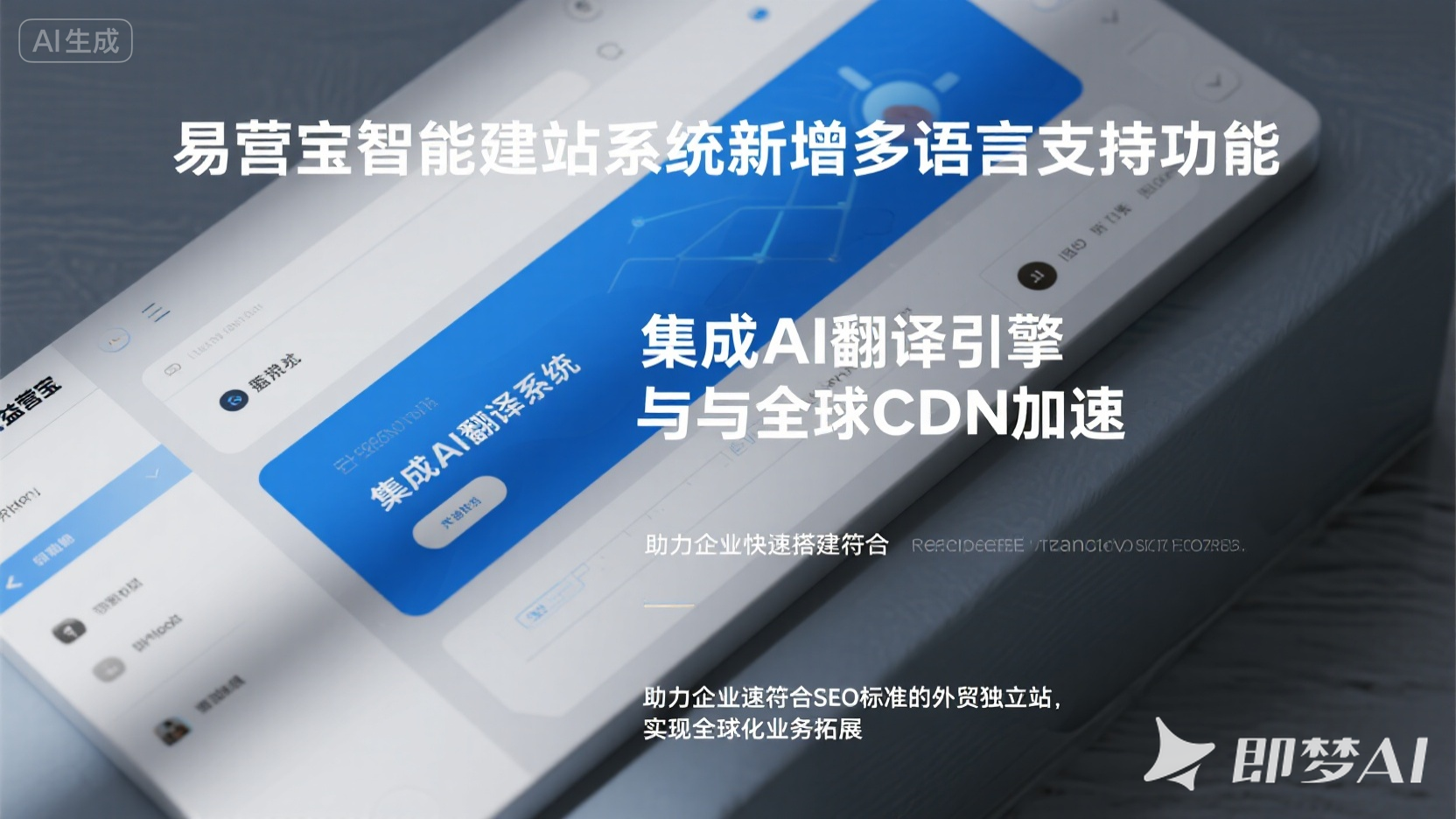 易营宝智能建站系统升级，新增多语言支持功能