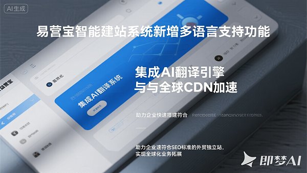 易营宝智能建站系统升级，新增多语言支持功能