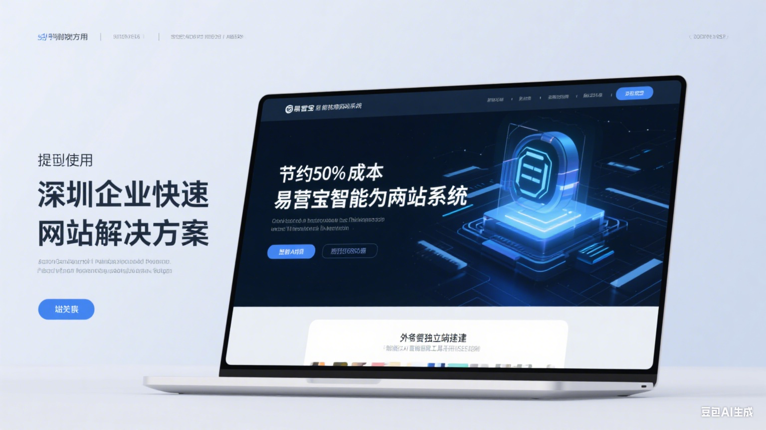 深圳クイックWebサイト構築ツールのオススメ、コスト50%削減！