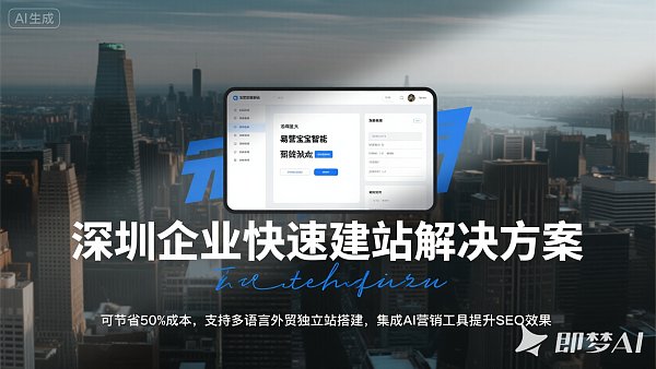深圳快速搭建网站神器推荐,节省50%成本! 深圳快速搭建网站神器推荐,节省50%成本!
