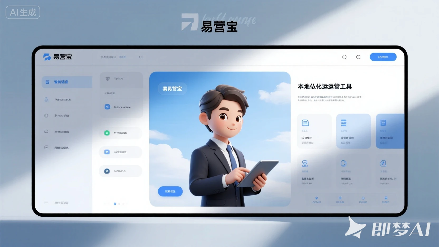 易营宝通过 「AI 多语言智能建站 + 本地化运营工具」组合拳，精准破解外贸企业语言不通、网站本地化难题
