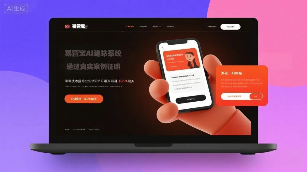 客户反馈：使用易营宝AI建站系统后，代理业务增长300%