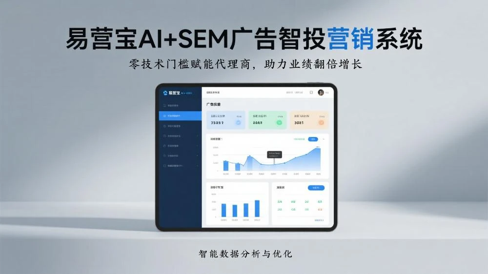 AI+SEM广告智投营销系统上线，助力代理商业绩翻倍