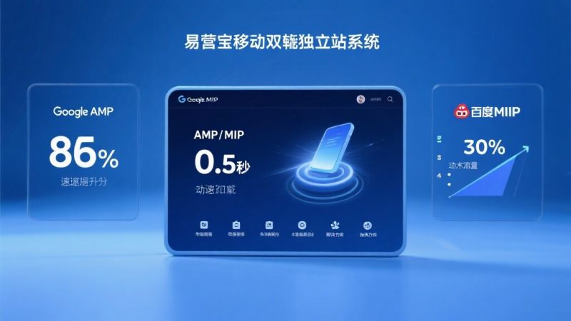 易营宝AMP/MIP移动端智能建站