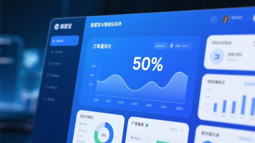 客户成功案例：使用易营宝AI智能建站系统后，订单量增长50%