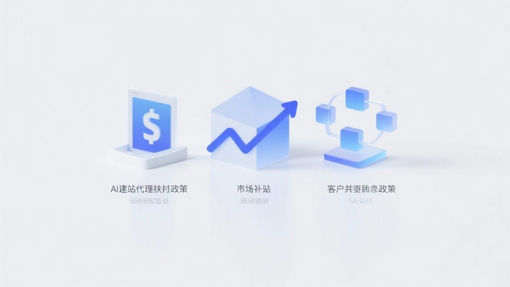 AI建站代理扶持政策大放送，国内互联网公司的福音！
