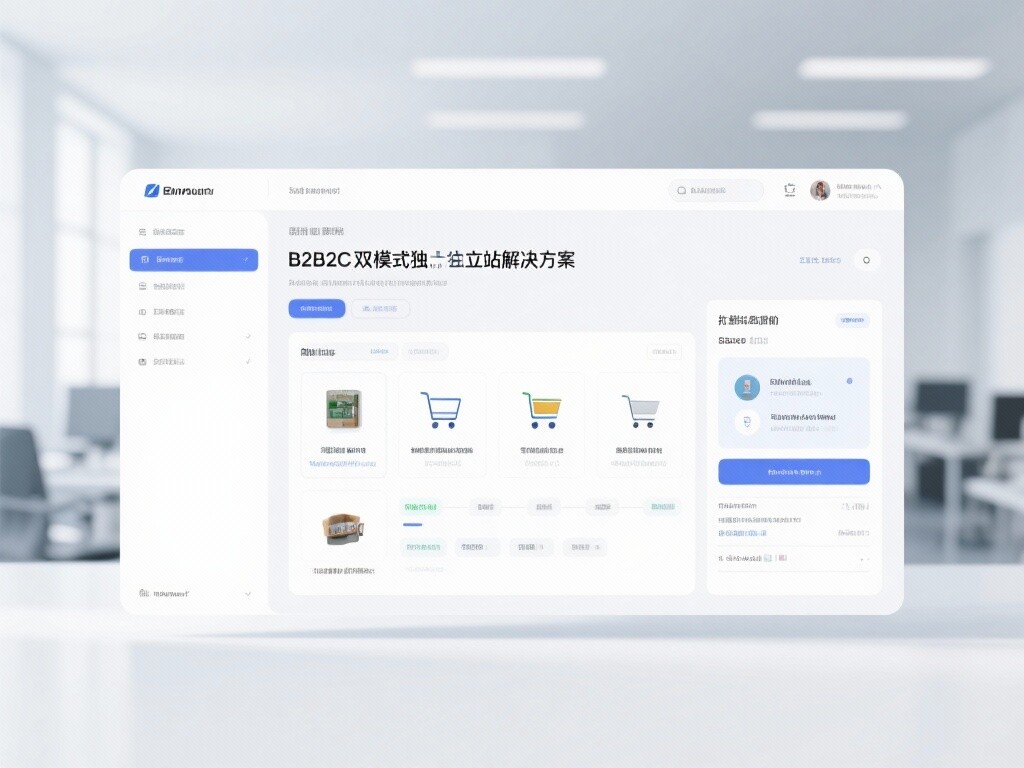 B2B2C双模式独立站解决方案