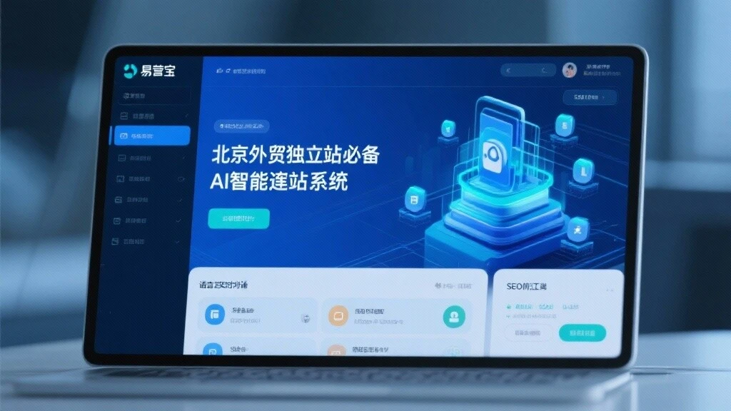 北京外贸独立站必备：易营宝AI智能建站系统实测