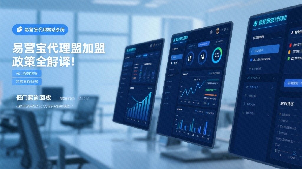 易营宝代理加盟政策全解读：低门槛高回报