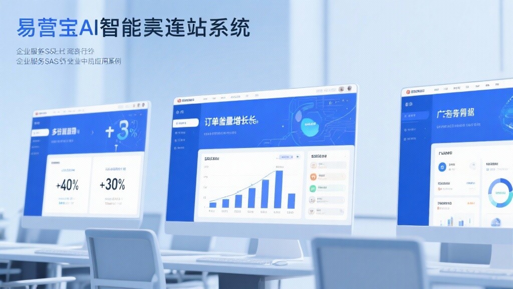 客户成功案例：使用易营宝AI智能建站系统后，订单量增长50%