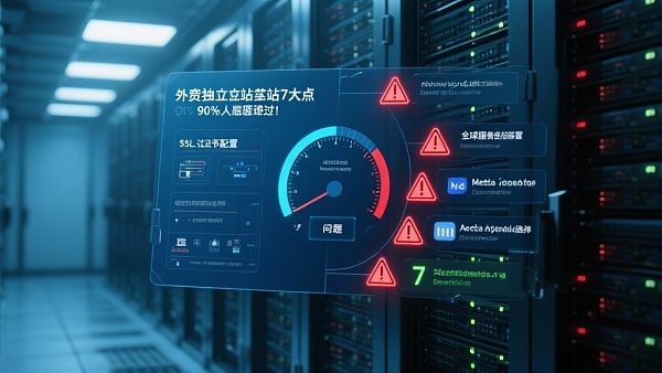 外贸独立站建站7大坑，90%的人都踩过！