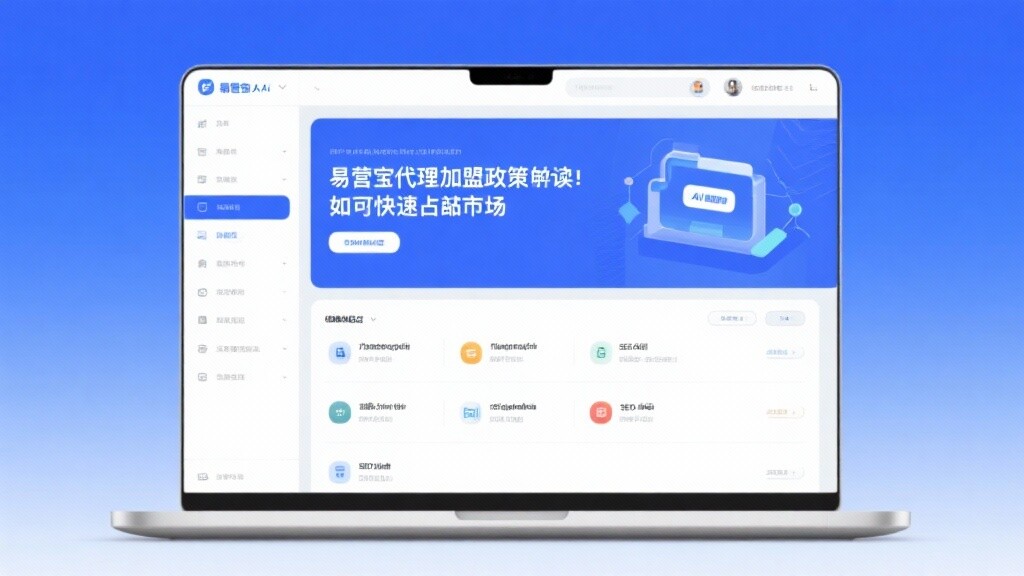 易营宝代理加盟政策解读：如何快速占领市场？