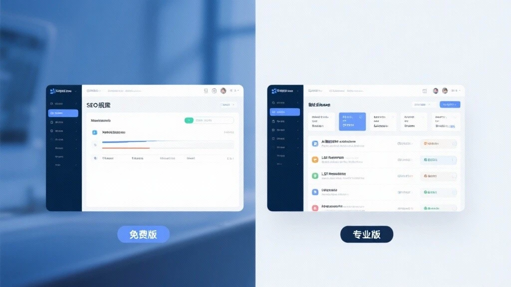 SEO优化工具免费版VS专业版，差异在哪？
