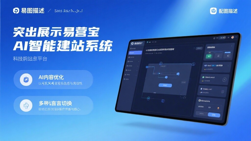易营宝AI智能建站系统：AI 驱动，您的品牌官网增长加速器