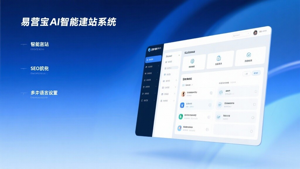 易营宝AI智能建站系统：AI 驱动，您的品牌官网增长加速器