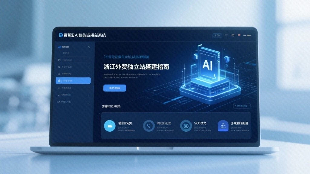 浙江外贸独立站搭建指南，易营宝AI智能建站系统实测