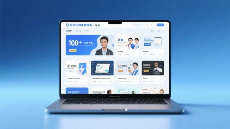 精美模版云平台上新！100+行业专属设计