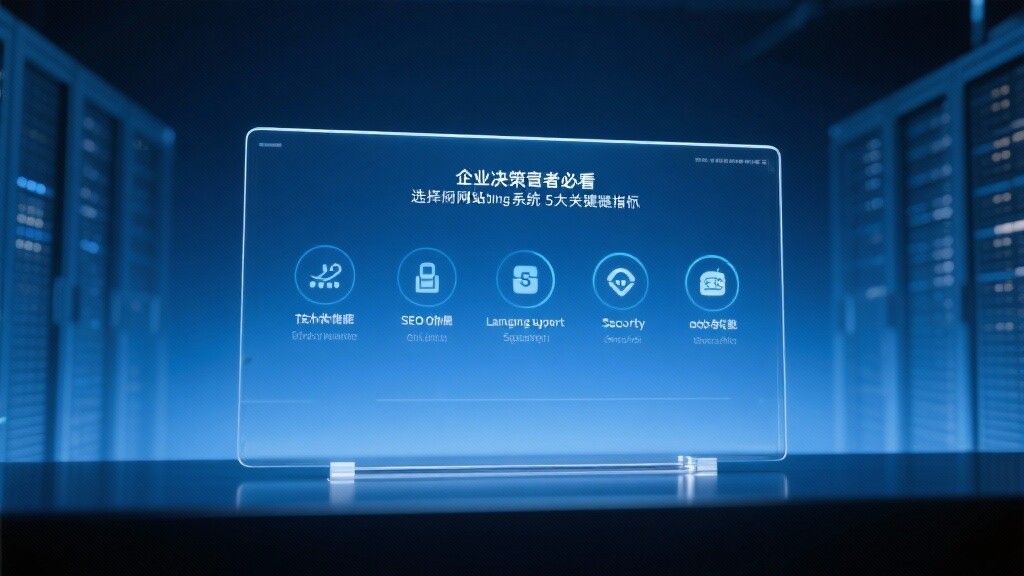 企业决策者必看：选择网站建设系统的5大关键指标