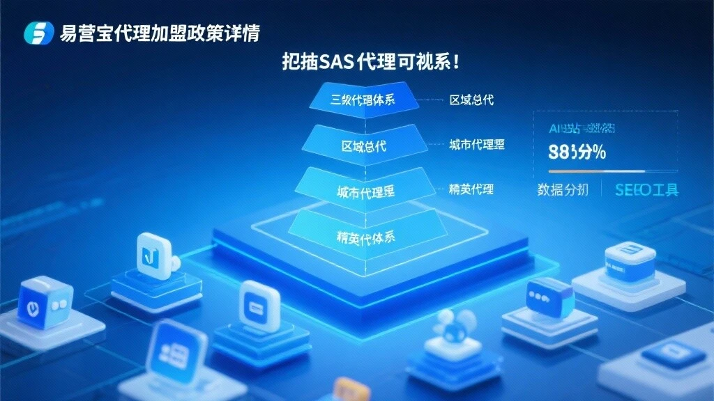 易营宝代理加盟政策详解，抢占SaaS代理先机！