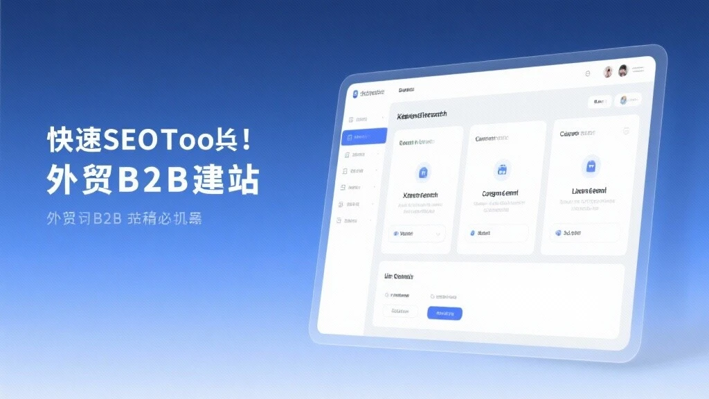 快速SEO工具：外贸B2B建站的秘密武器？