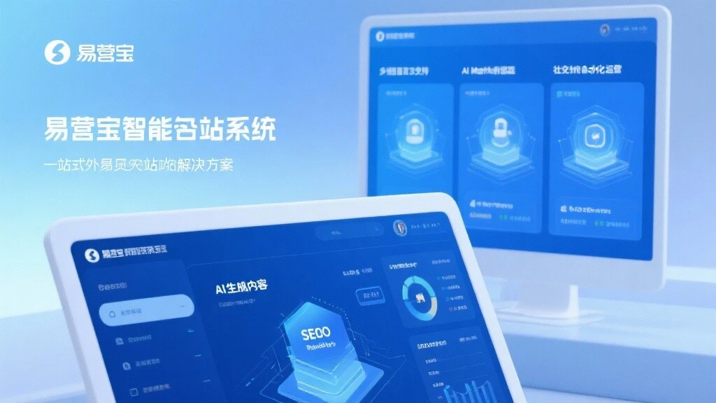 快速搭建外贸网站？易营宝一键搞定！