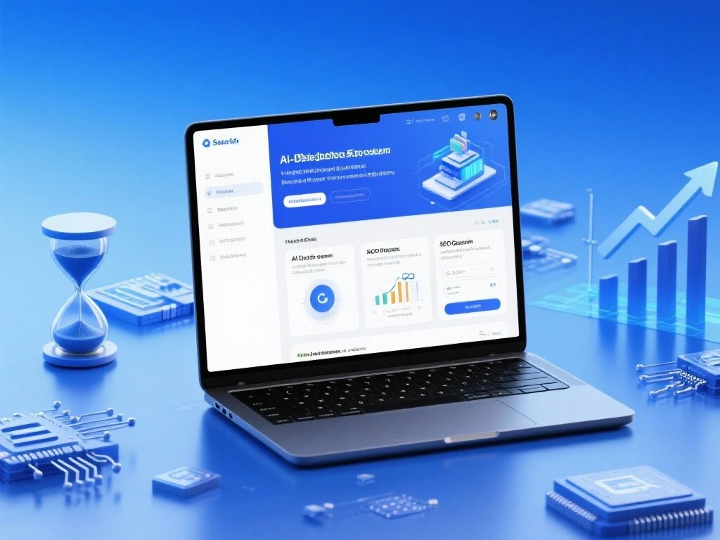 智能建站系统：AI 驱动的网站增长革命，1 小时完成专业级设计，内置 SEO 架构直击 Google 首页