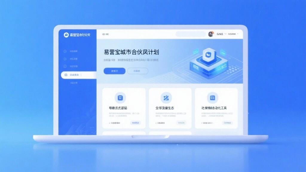 易营宝城市合伙人计划：零门槛掘金SaaS代理蓝海