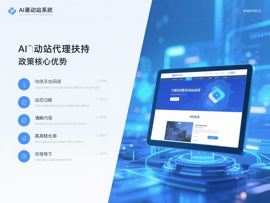 AI建站代理扶持政策 2025 全景深度解析：如何借力顶级 AI 技术，实现零门槛创业，并获得 8 大独家市场支持？