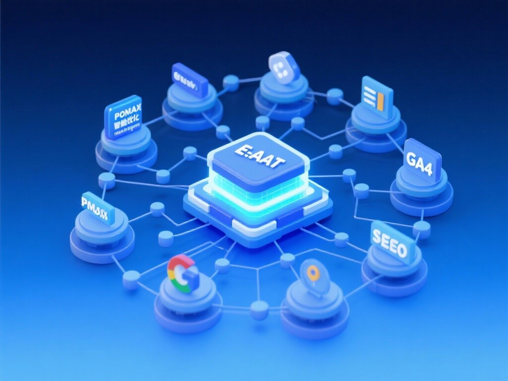 谷歌营销 2025 全链路深度解析：揭秘 AI 驱动的 E-E-A-T 策略与 PMax 智能优化，实现全球流量与商业转化巅峰！