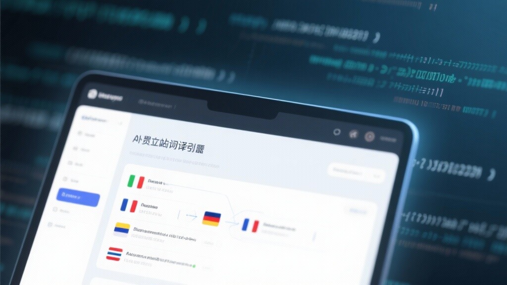 AI翻译引擎助力外贸独立站：多语种运营速成