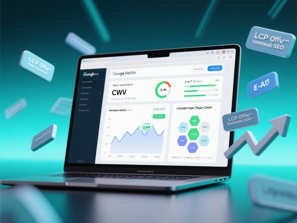 独立站 SEO 优化技巧 2025 全景图：掌握 E-E-A-T、CWV 与内容集群，引爆 10 倍询盘增长的免费高意图流量！