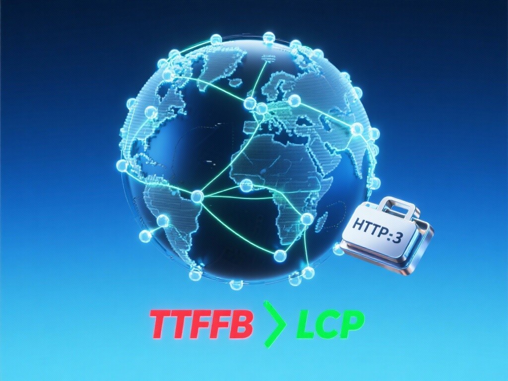 外贸独立站全球 CDN 加速：提升 Core Web Vitals 性能，实现询盘转化率倍增的全球基础设施！