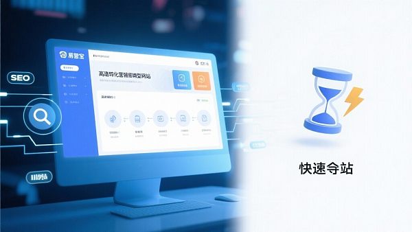 用易营宝AI智能建站系统一分钟搭建高转化营销型网站