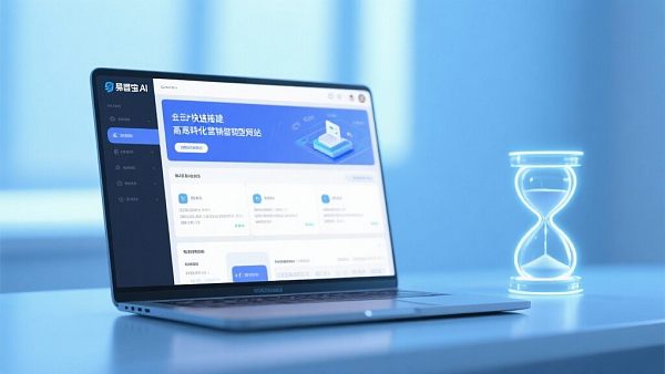 用易营宝AI智能建站系统一分钟搭建高转化营销型网站