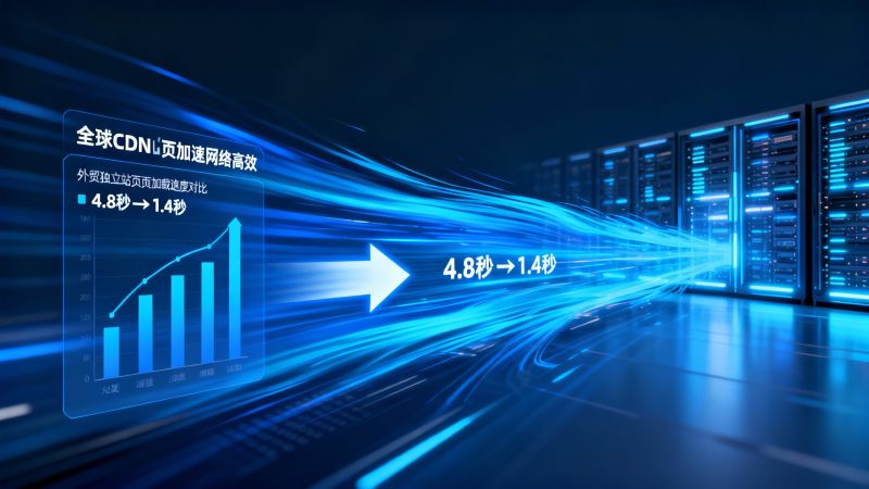 全球CDN加速让外贸独立站打开速度提升3倍的秘密
