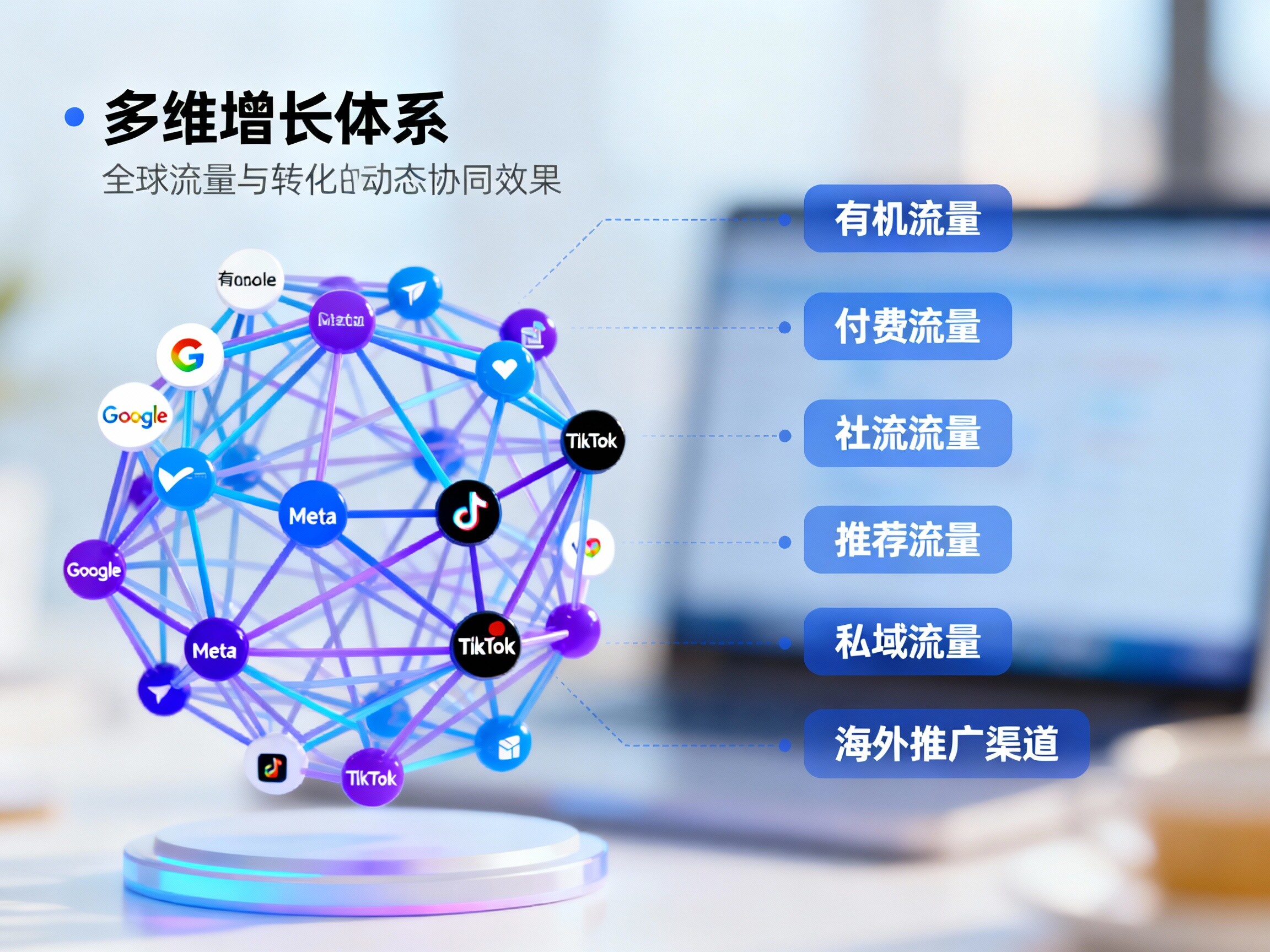 海外推广渠道全景图：构建多维增长体系，实现全球流量与转化的高效集成！