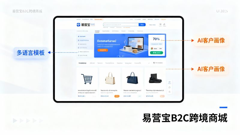 EasySell B2C Cross-Border E-Commerce-Plattform und eigenständige Website