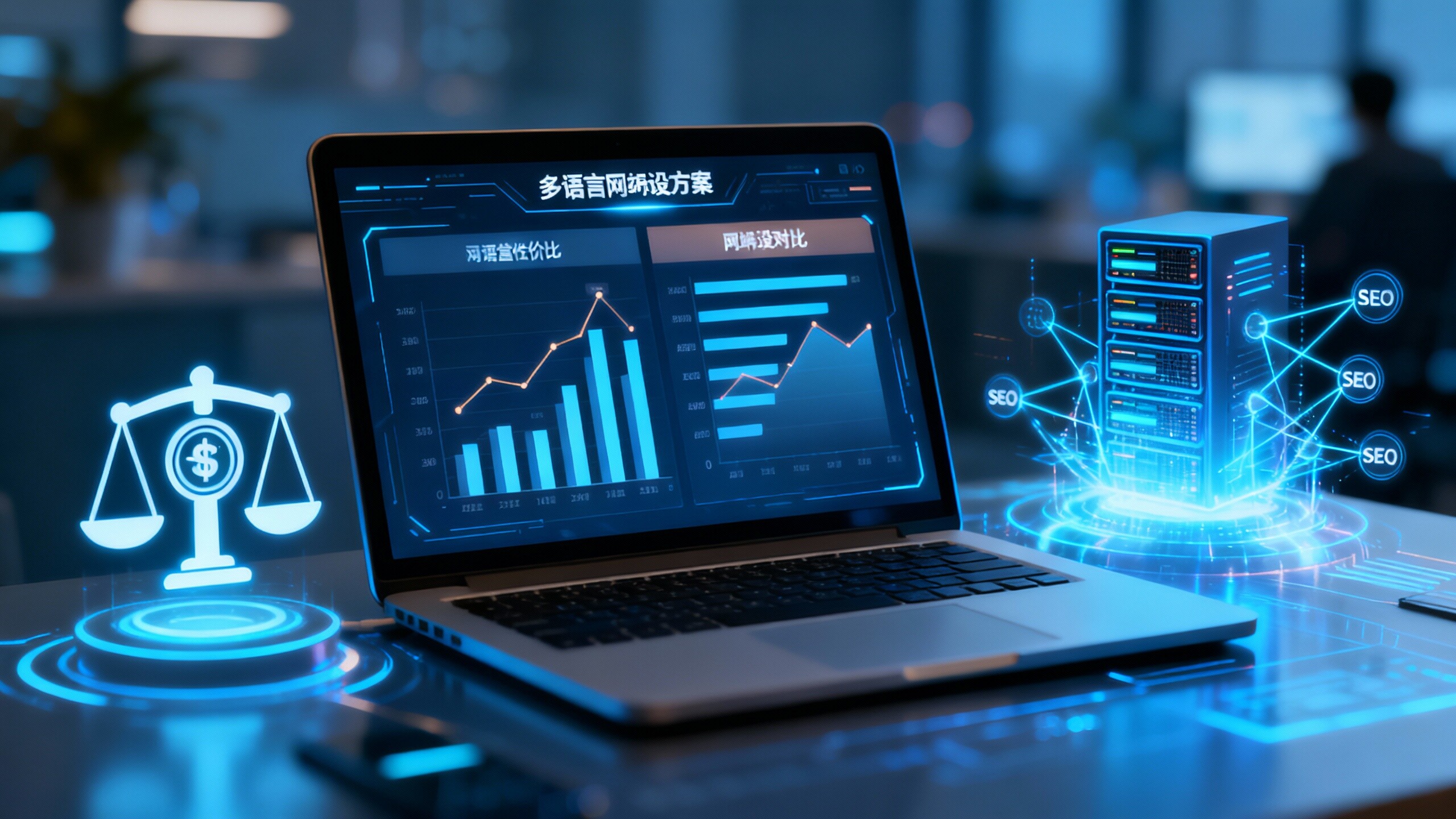 多语言网站建设预算如何估算？三种方案对比与性价比分析