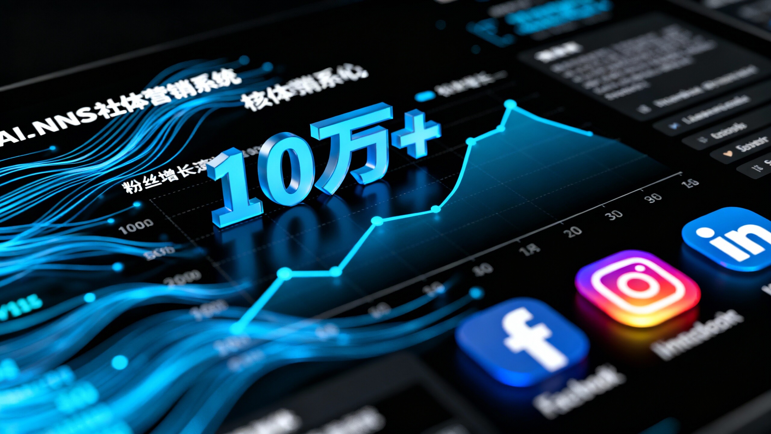 用AI+SNS社媒全智达营销系统，月增粉丝10万+的秘密