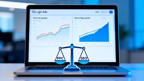 谷歌竞价 vs 自然流量：外贸独立站如何平衡投放？