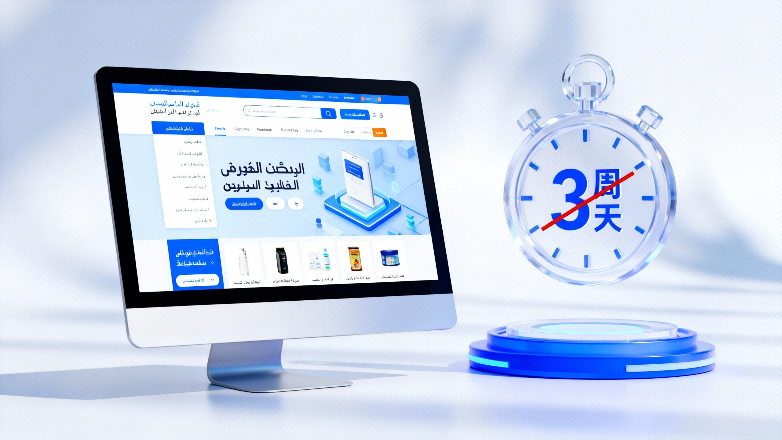 阿语网站建设方案落地难？这套模板直接套用省3周